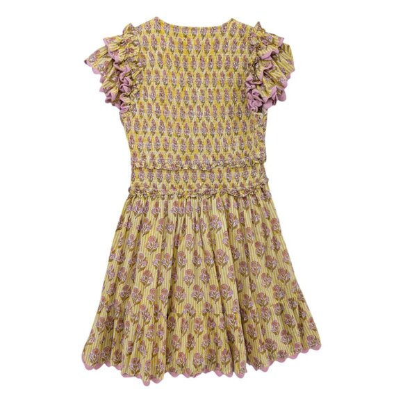 Yellow and Pink Floral Dress - Picture 2 of 12